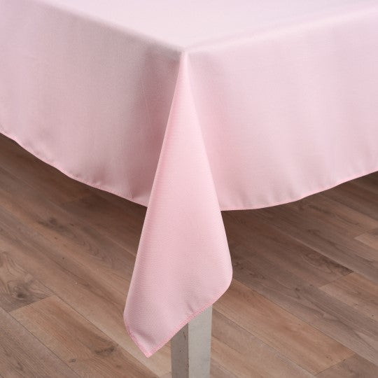 Soft Ballet Pink Polyester Tablecloth Tablecloth Kingdom